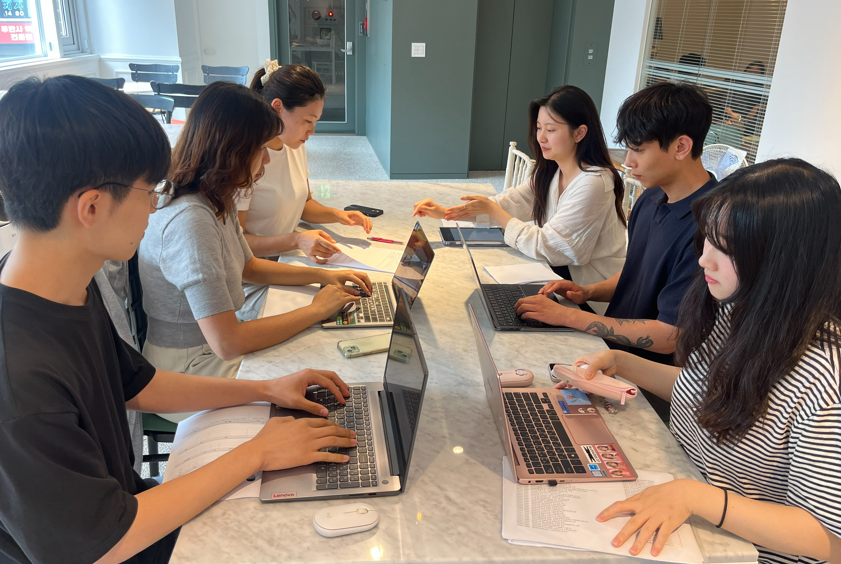 프로젝트 팀 활동 현장